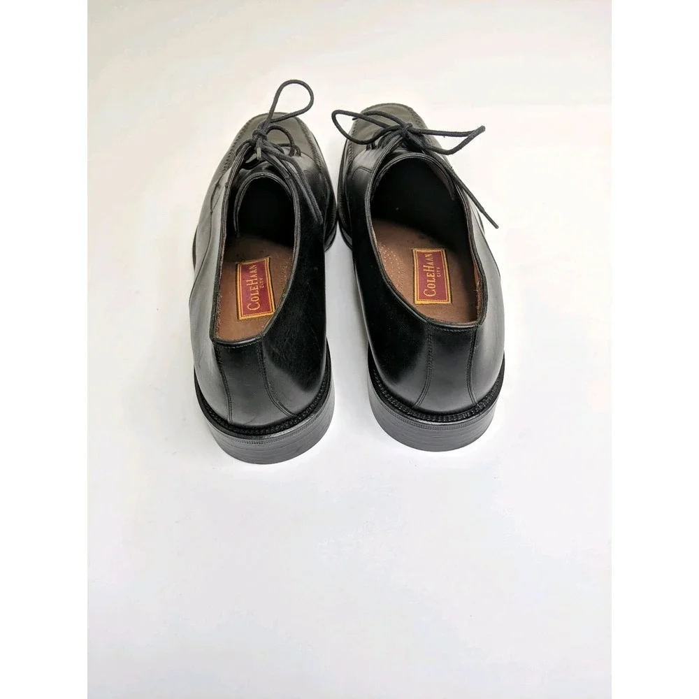 Cole Haan City Black Leather Lace Up Casual Dress Oxford Shoe‎ Mens 13 D EUC